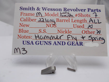 M3 Smith & Wesson M Frame Model LadySmith Hammer Fly & Spring Used 22 Long