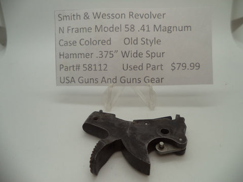 58112 Smith & Wesson N Frame Model 58 Used .375" Hammer Assembly .41 Magnum