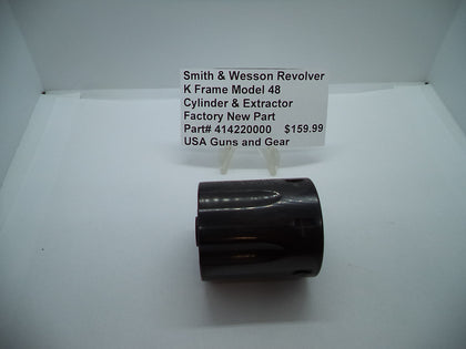414220000 Smith & Wesson K Frame Model 48 Cylinder & Extractor New .22 Mag