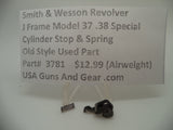 3781 Smith & Wesson Used J Frame Model 37 Airweight Cylinder Stop & Spring