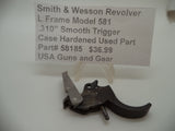 58185 Smith & Wesson L Frame Model 581 Smooth .310" Trigger Used .357 Mag