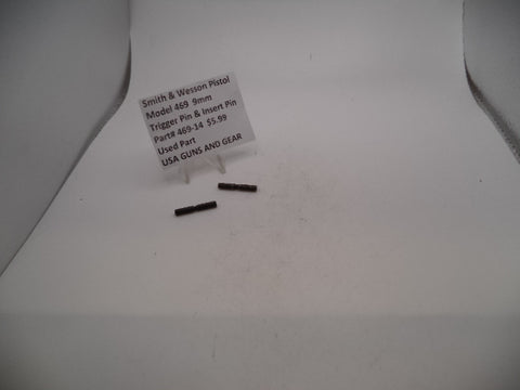 469-14 Smith & Wesson Pistol Model 469  9mm Trigger Pin & Insert Pin Used Part