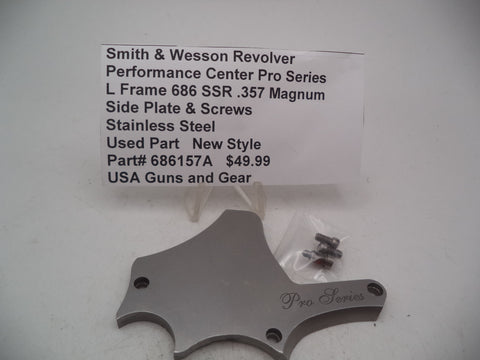 686157A Smith & Wesson Revolver L Frame Model 686 SSR Pro Side Plate .357 Magnum