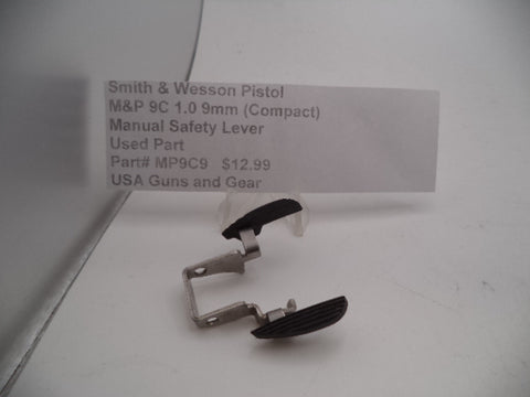 MP9C9 Smith & Wesson Pistol M&P 9C 1.0 9mm Manual Safety Lever Used Part