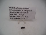 K10172C S & W K Frame Model 10 Strain Screw Square Butt .38 Special