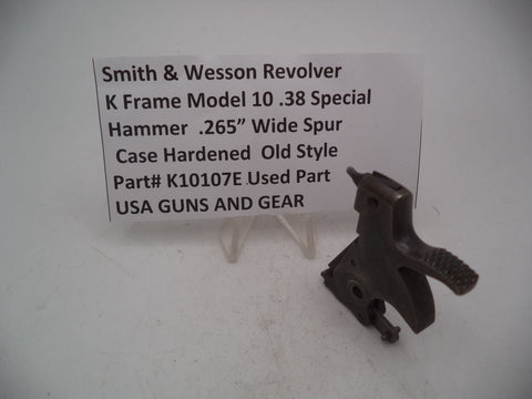 K10107F Smith & Wesson  K Frame Model 10 Hammer .265" Wide .38 Special