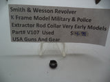 V107 Smith & Wesson Revolver K Frame Extractor Rod Collar Military & Police Very Early Models