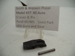 457M1 Smith & Wesson Pistol Model 457 S-Lever & Pin Used Part 45 Auto