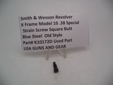 K10172D S & W K Frame Model 10 Strain Screw Square Butt .38 Special