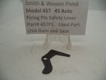 457P1 Smith & Wesson Pistol Model 457 Firing Pin Safety Lever Used Part 45 Auto