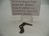 457P1 Smith & Wesson Pistol Model 457 Firing Pin Safety Lever Used Part 45 Auto