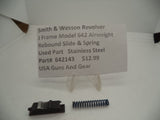 642143  Smith & Wesson J Frame Model 642 Airweight Rebound Slide & Spring  .38 Special