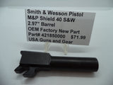 421850000 S&W Pistol M&P Shield 40 Barrel 2.97" Factory