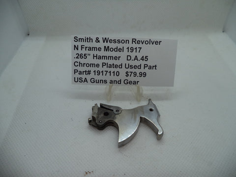 1917110 Smith & Wesson N Frame Model 1917 .265" Hammer D.A.45 Used