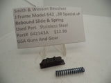 642143A  Smith & Wesson Revolver J Frame Model 642 Rebound Slide & Spring .38 Special +P