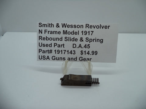 1917143 Smith & Wesson N Frame Model 1917 Rebound Slide & Spring DA45 Used