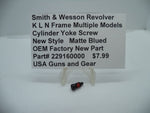 229160000 Smith & Wesson K, L N Frame Revolver New Style Models Blue Yoke Screw -                                USA Guns And Gear-Your Favorite Gun Parts Store