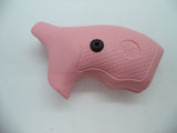 413120000 Smith & Wesson J Frame Round Butt Pink Rubber Grips New