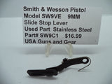 SW9C1 Smith & Wesson Pistol Model SW9VE 9 MM Slide Stop Lever Used Part
