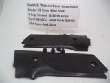 5948CC Smith & Wesson Model 59 9MM Blue Steel 4 Grip Screws & S&W Grips Used Parts
