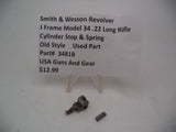 3481B Smith & Wesson J Frame Model 34 Used Cylinder Stop & Spring .22 Long Rifle