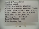 064700000 Smith & Wesson Pistol Multiple Model Slide Stop Pin New Part