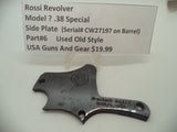 6 Rossi Revolver (Model ?) Side Plate Used Old Style .38 Special