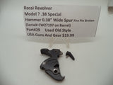 29 Rossi Revolver (Model ?) Hammer .389" Wide Spur Used Old Style .38 Special