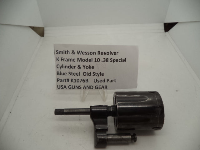 Smith and Wesson K Frame Model 10 Cylinder and Yoke Blue .38