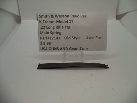 17141 Smith & Wesson K Frame Model 17 Used Main Spring .22 Long Rifle ctg.