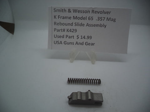K429 Smith & Wesson K Frame Model 65.357 rebound slide assembly used -                                USA Guns And Gear-Your Favorite Gun Parts Store