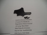 31d Smith & Wesson 5 Screw Pre Model 31 Police Regulation .32 Long Side Plate &