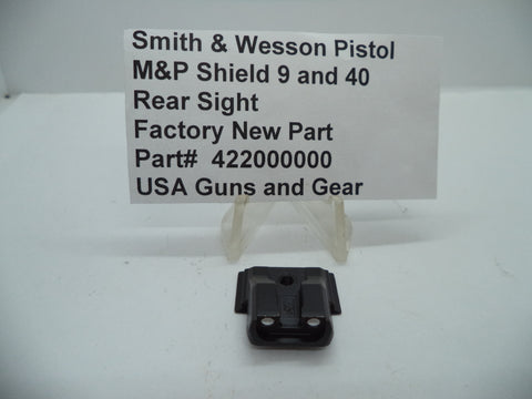 422000000 Smith & Wesson Pistol M&P Shield 9/40 Rear Sight White Dot