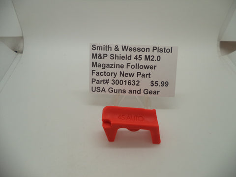 3001632 Smith & Wesson Pistol M&P Shield 45 M2.0 Magazine Follower New Part