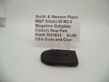 3001634 Smith & Wesson Pistol M&P Shield 45 M2.0 Magazine Buttplate New Part