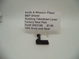 3003158 Smith & Wesson Pistol M&P Shield Rotating Takedown Lever New Part