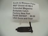 3001637 S&W M&P Shield 45 M2.0 Extended Magazine Buttplate Catch