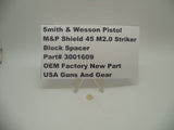 3001609 Smith Wesson Pistol M&P Shield 45 M2.0 Striker Block Spacer New Part
