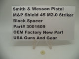 3001609 Smith Wesson Pistol M&P Shield 45 M2.0 Striker Block Spacer New Part