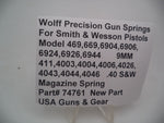 74761 Wolf Smith & Wesson 6904 Series,4006 Series Magazine Spring .40 S&W-9 MM