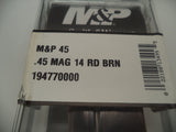 S&W Pistol M&P 45 14 Round Magazine Brown 194770000