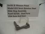 6570A Smith & Wesson Pistol Model 659 Slide Stop Assembly 9MM