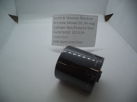N480 Smith & Wesson N Frame Model 29 Cylinder Assembly Non-Flutted .44 Mag