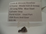 K22H Smith & Wesson K Frame Model K22 Used Cylinder Stop .22 Long Rifle