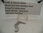 65916A Smith & Wesson Pistol Model 659 Firing Pin Safety Lever 9MM  Used