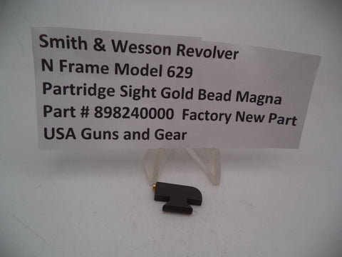 898240000 SW Revolver N Frame Model 629 Partridge Sight Gold Bead Magna
