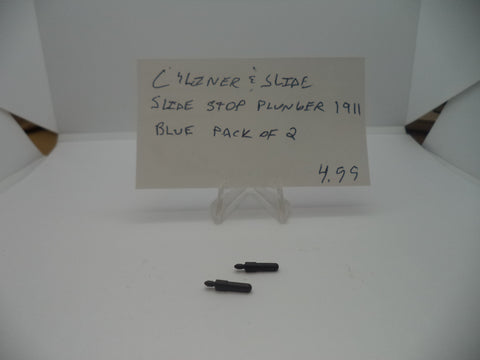 Cylinder & Slide Slide Stop Plunger 1911 Blue New Part #CS0164