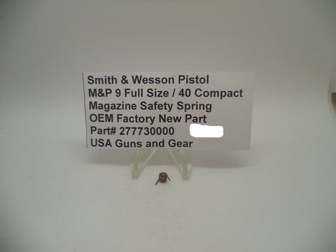 277730000 Smith & Wesson M&P 9 Full Size 40 Compact Magazine Safety Spring New