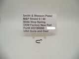 422180000 Smith & Wesson M&P Shield 9 / 40 Slide Stop Spring Factory New Part
