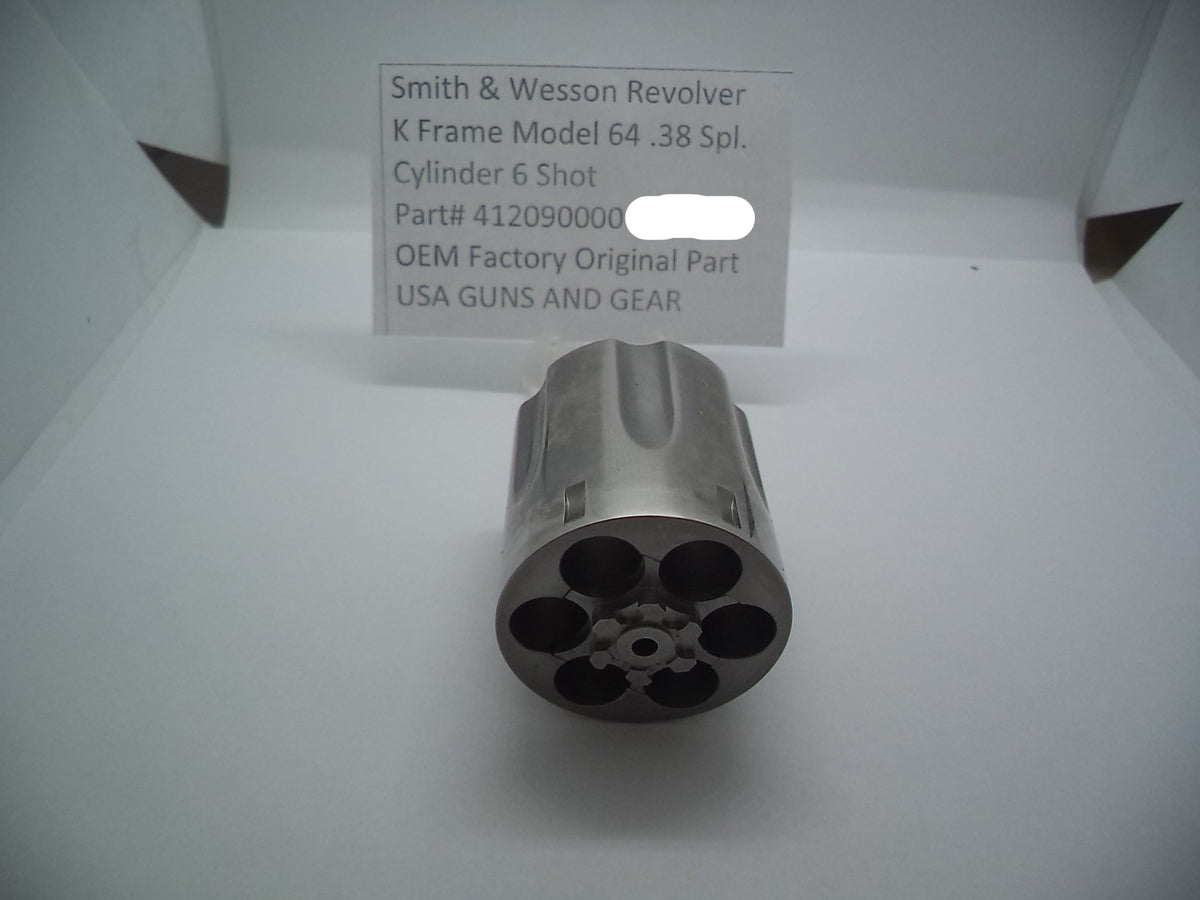 Smith & Wesson Revolver K Frame Model 64 Cylinder .38 Spl. 6